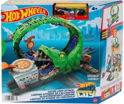 Hot Wheels тематичен сет с крокодилска примка
