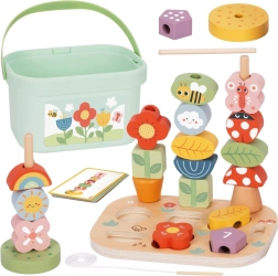 Дървена образователна кутия 5 в 1 Magic Garden от Tooky Toy
