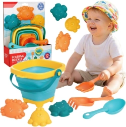 Woopie Baby сгъваема кофа с инструменти и формички за пясък