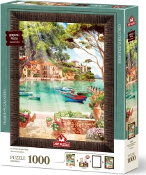 Puzzle with Frame and Glue Good Morning 1000 pieces