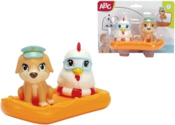 Floating Bath Boat with Animals: Dog and Chick