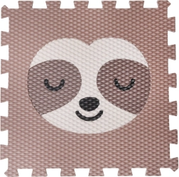 Minideckfloor ленивец, кафяв с кремав ленивец