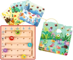 Tooky Toy дървена игра за учене на броене на животни