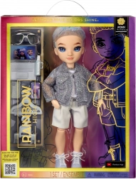 Rainbow High модна кукла Aiden Russell лилава с аксесоари