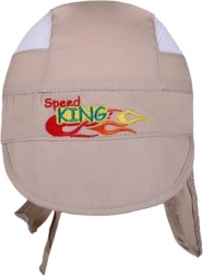 Summer kids bandana cap NEW BABY Speed King beige