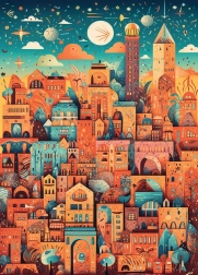 Puzzle Amazing City 500 pieces