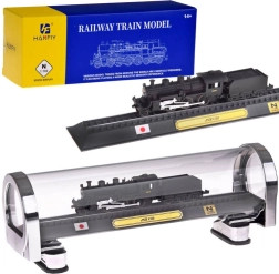Collector model of JNR C50 locomotive 1:160 in protective display case