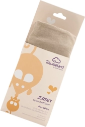 Träumeland джърси чаршаф с ластик 40 × 90 см taupe