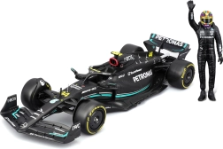Mercedes-AMG F1 W14 E 1:24 с фигура на пилота Луис Хамилтън от Bburago