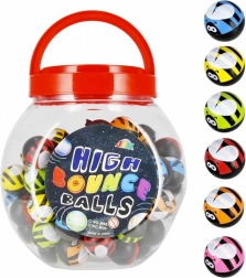 Ladybug Bouncy Ball 3 cm in Jar – Color Mix