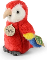 Плюшен папагал ара 16 см червен ECO FRIENDLY – RAPPA