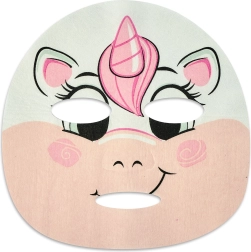 Hydrating mask for children with unicorn motif