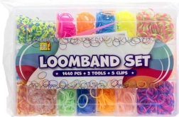 Loom Rubber Band Bracelet Weaving Set 1440 pcs in a Case