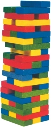 Woody Tower Tony – colorful wooden tower with die - 1 piece