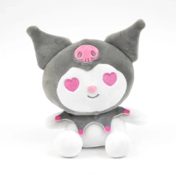 Kuromi Plush Toy 25 cm – Gray