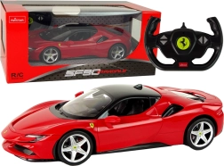 RC кола Ferrari SF90 1:14 Rastar червена