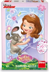 Пъзел с камъчета София и зайчето – 200 части