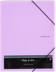 A4 Elastic-Band Folder PASTELINI purple