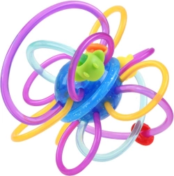 Сензорно гризалко за бебе с дрънкалка – Вариант B