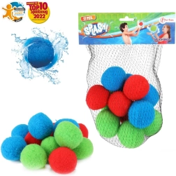 Многократни платнени водни топки 5 см, 12 бр. в мрежа