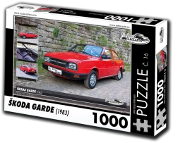Puzzle RETRO-CARS Škoda Garde 1983, 1000 pieces