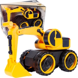 Kids' excavator with drive, light and sound