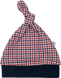 Infant cotton beanie New Baby Checkered 12–18 months