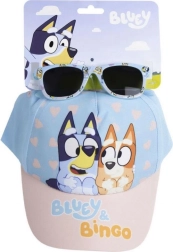 Детска шапка с козирка и очила Bluey