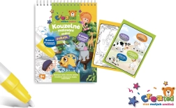 Вълшебно рисуване с вода – блок, 4 листа – Животни