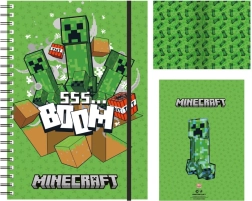 Lined Notebook with Minecraft Theme