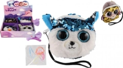 Girl's Cloth Wallet with Animal and Flitter Hair Accessories