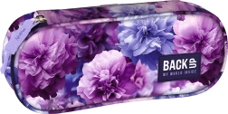 BackUP school pencil case pouch – purple flowers