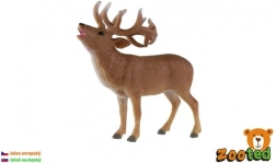 Plastic figurine of the European red deer 13 cm