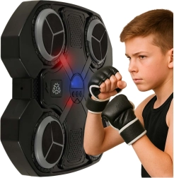 Тренировъчна боксова мишена за стена с LED светлини и USB свързване