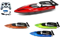 Моторна лодка R/C с USB зарядно – различни цветове