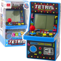 Mini Retro Tetris Game Machine Blue