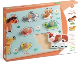 DJECO insert puzzle farm animals