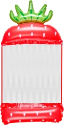 Надуваем воден хамак във форма на ягода