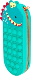 Силиконов несесер динозавър с pop-it повърхност