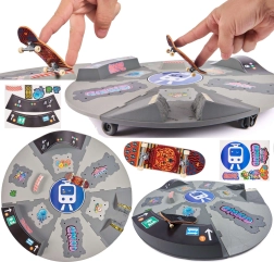 Tech Deck Shredline въртяща се рампа 360° с фингърборд Thank You, 51 см