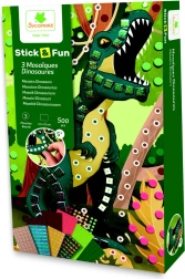Stick & Fun - малка мозайка динозаври