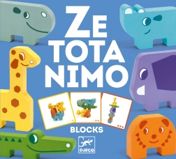 Puzzle Cubes with Zoo Animals by Djeco