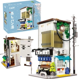 Конструктор CaDA японски магазин за парени питки с LED осветление, 1108 части