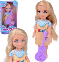 Кукла Ankiki с китара 14 см