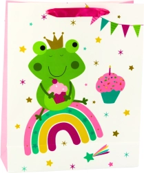 Подаръчна торбичка с жабче върху дъга