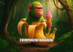 Пъзел BrainRots: Chimpanzini Bananini – 200 части