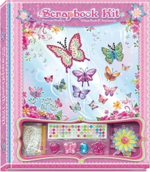 Diary with Butterfly Decorations