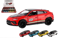 Автомобил Lamborghini Urus Performante 1:40 метален 13 см 4 цвята с бутане назад