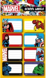 Marvel училищен комплект със стикери budget