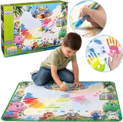 Woopie water drawing mat with dinosaurs and accessories